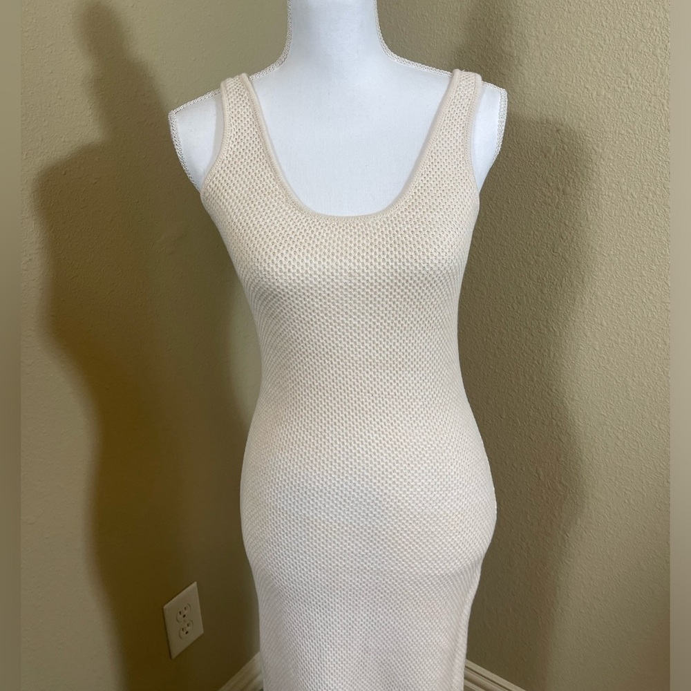 Future Collective by Alani Noelle size small knit dress with fringe trim - Picture 2 of 9